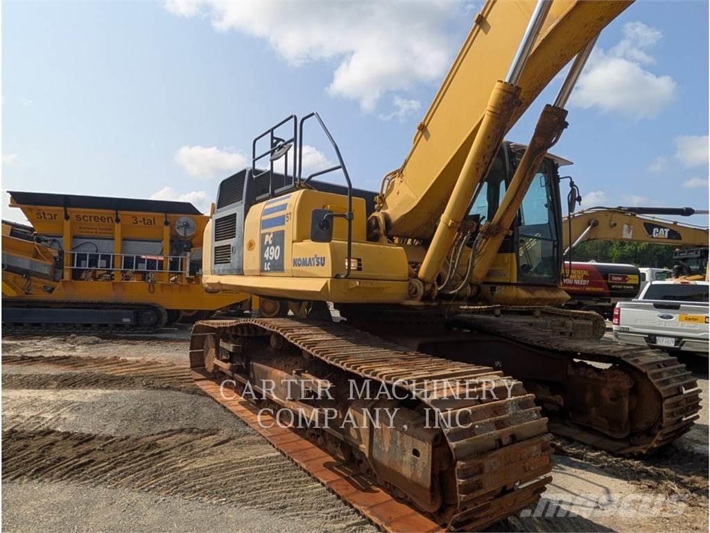 Komatsu PC490 Pásové rýpadlá