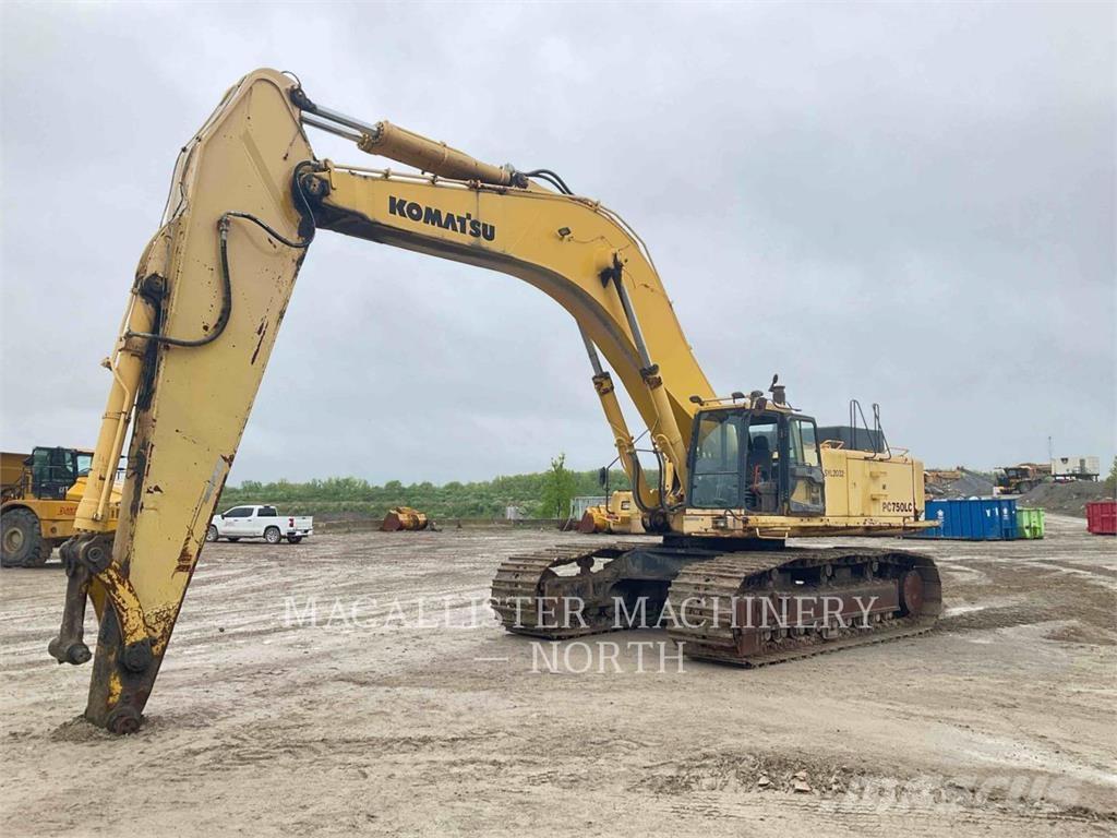 Komatsu PC750 Pásové rýpadlá
