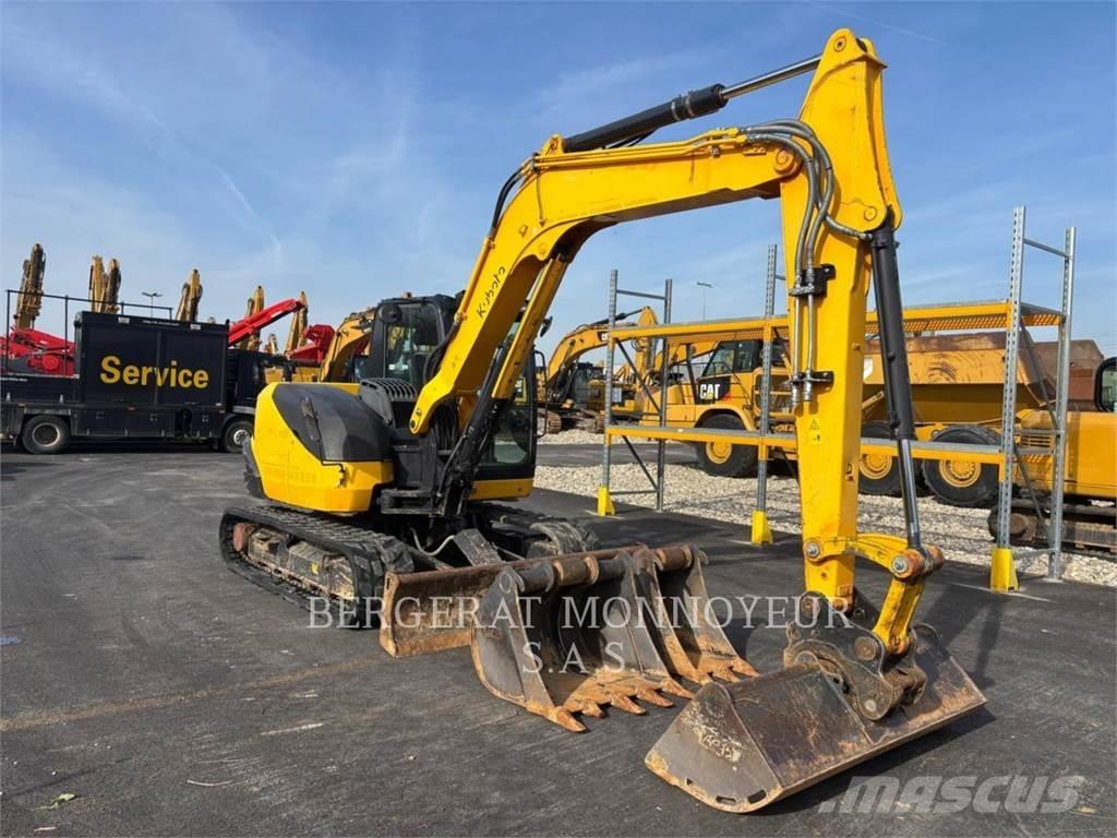 Kubota KX080.4 Pásové rýpadlá