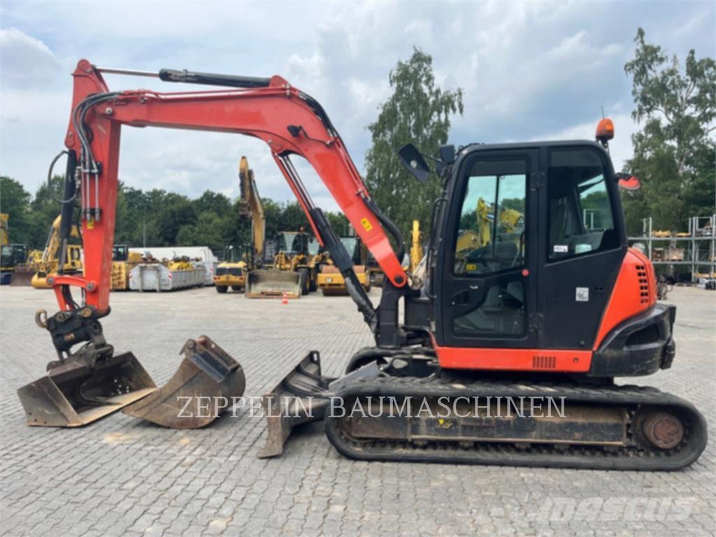 Kubota KX080-4 Pásové rýpadlá