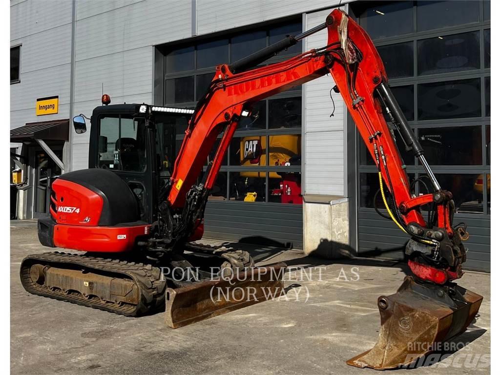 Kubota KX57 Pásové rýpadlá