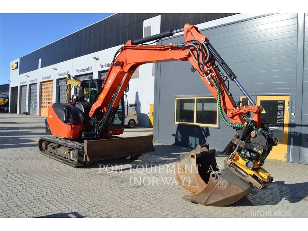 Kubota KX80 Pásové rýpadlá