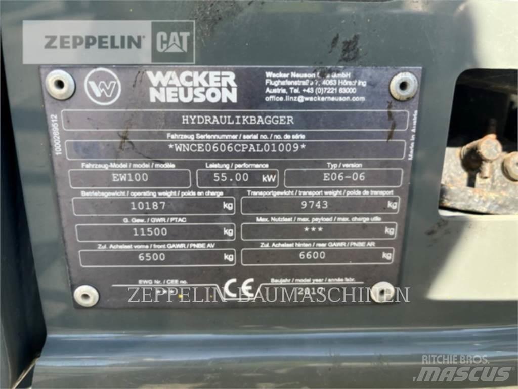 Neuson EW100 Kolesové rýpadlá