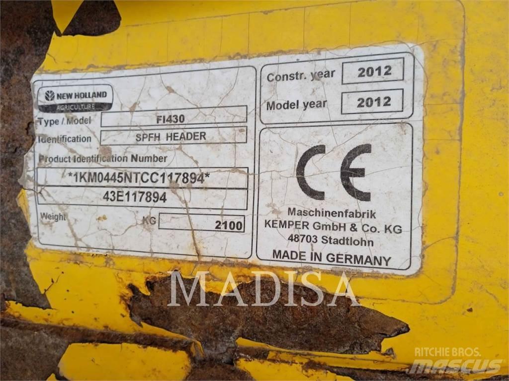 New Holland 430FI Príslušenstvo a náhradné diely ku kombajnom