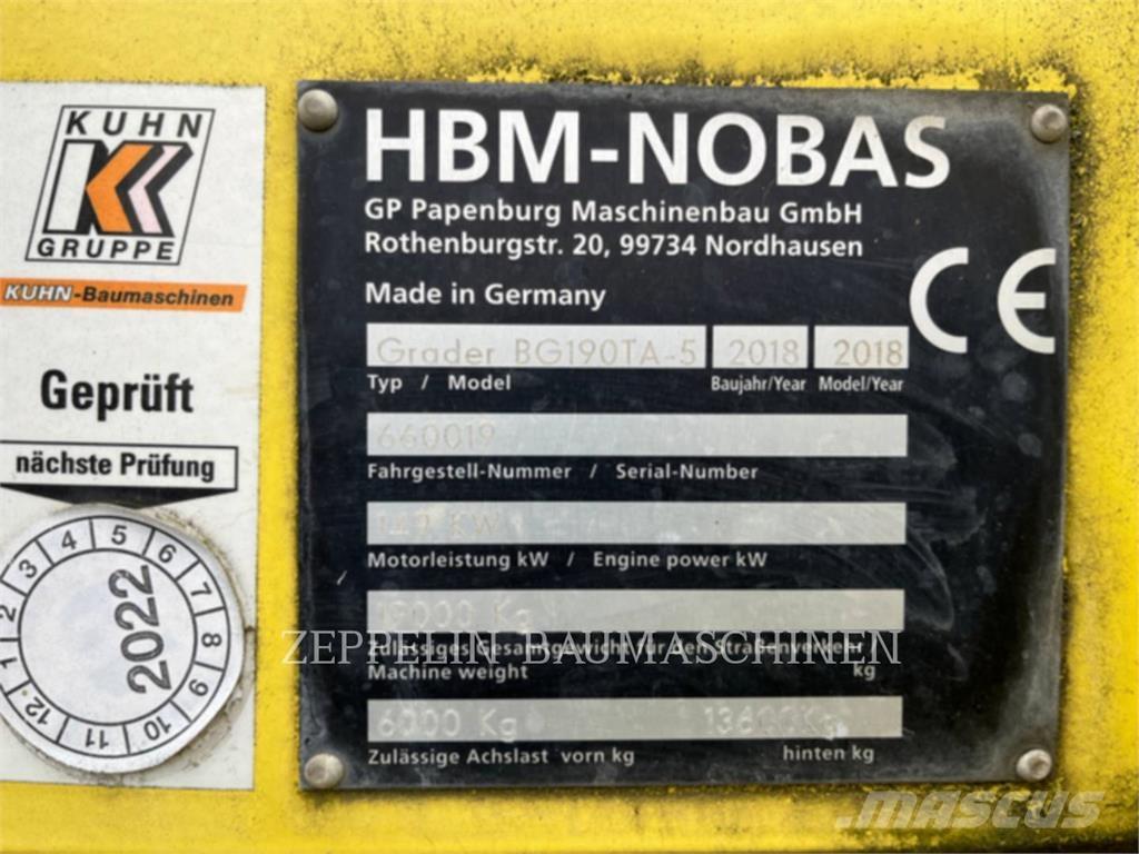 Nobas GMBH BG190T/TA- Grejdery