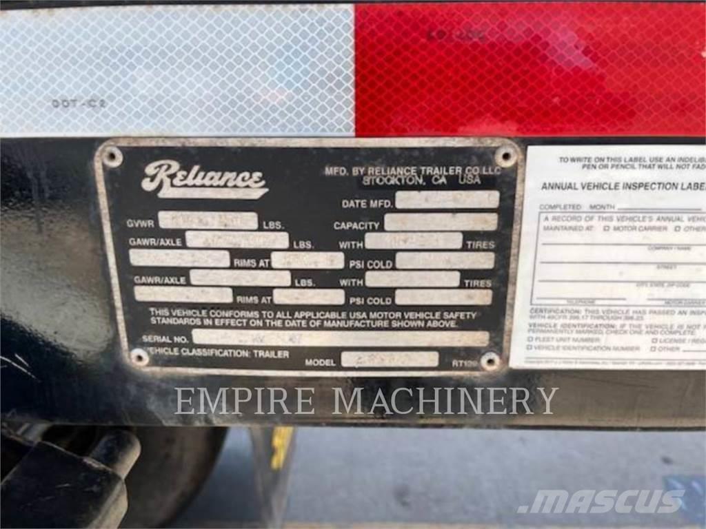  RELIANCE TRANSFER Ďalšie prívesy