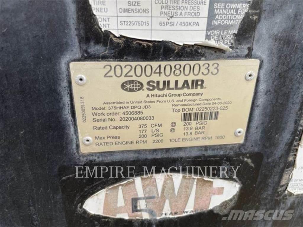 Sullair DPQ375HHAF Kompresory