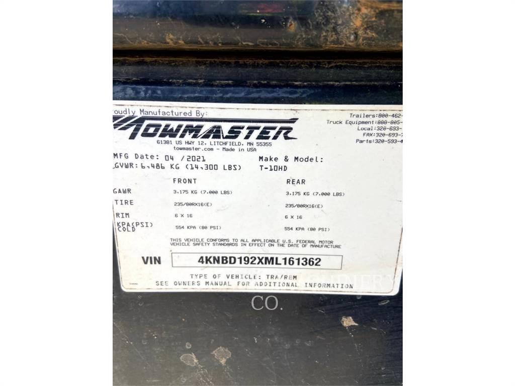 TOWMASTER T-10DH Ďalšie prívesy