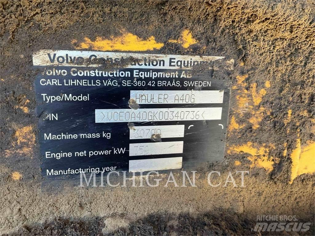 Volvo A40G Kĺbové nákladné autá