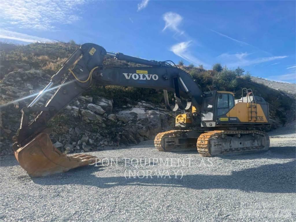 Volvo EC750 Pásové rýpadlá