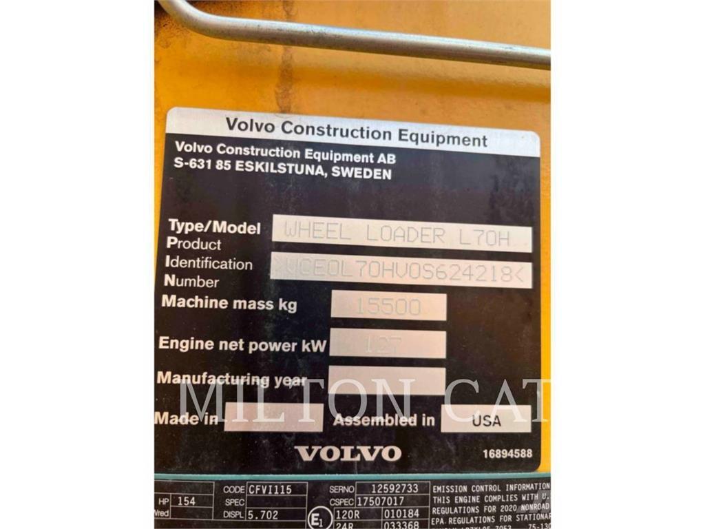 Volvo L70H Kolesové nakladače