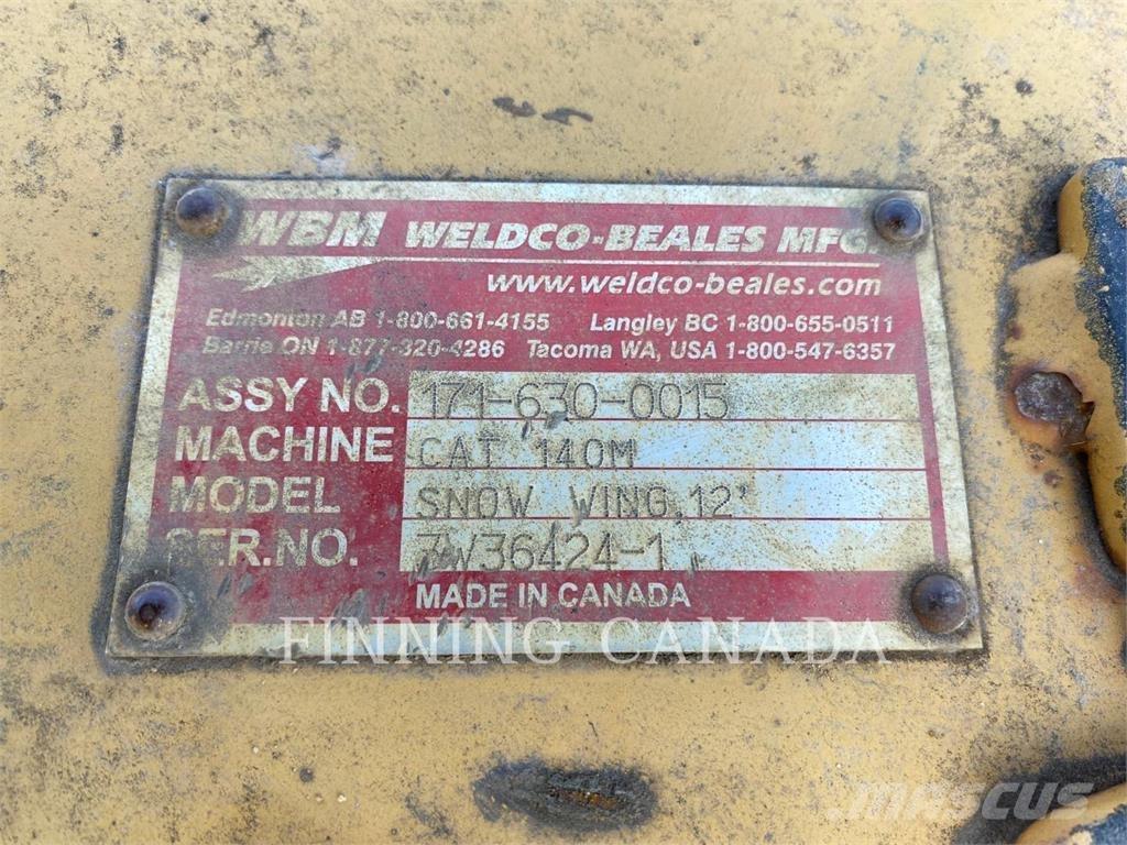 Weldco Beales 140M Snehové frézy