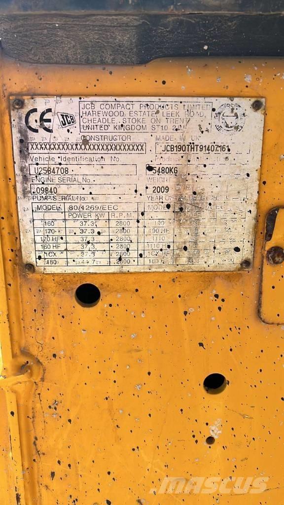 JCB 190 T Šmykom riadené nakladače