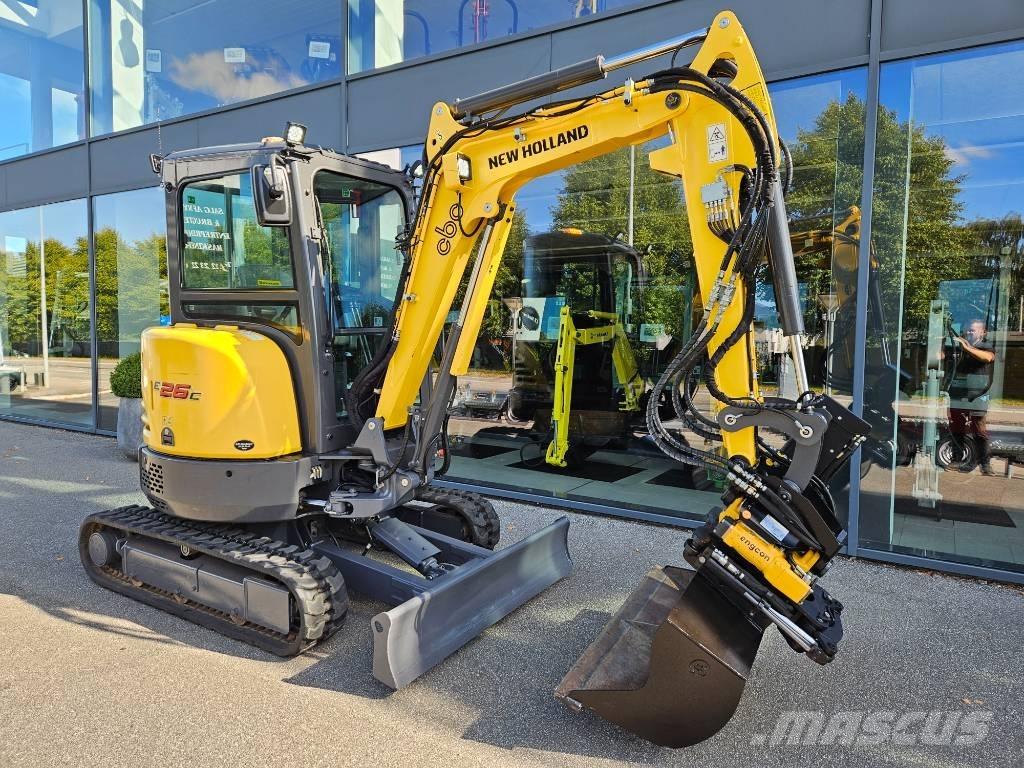 New Holland E 26 C Mini rýpadlá < 7t