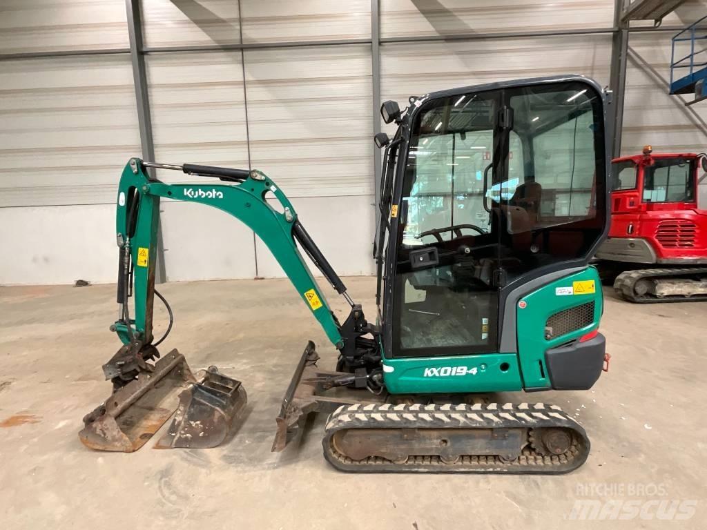 Kubota KX 019-4 Mini rýpadlá < 7t