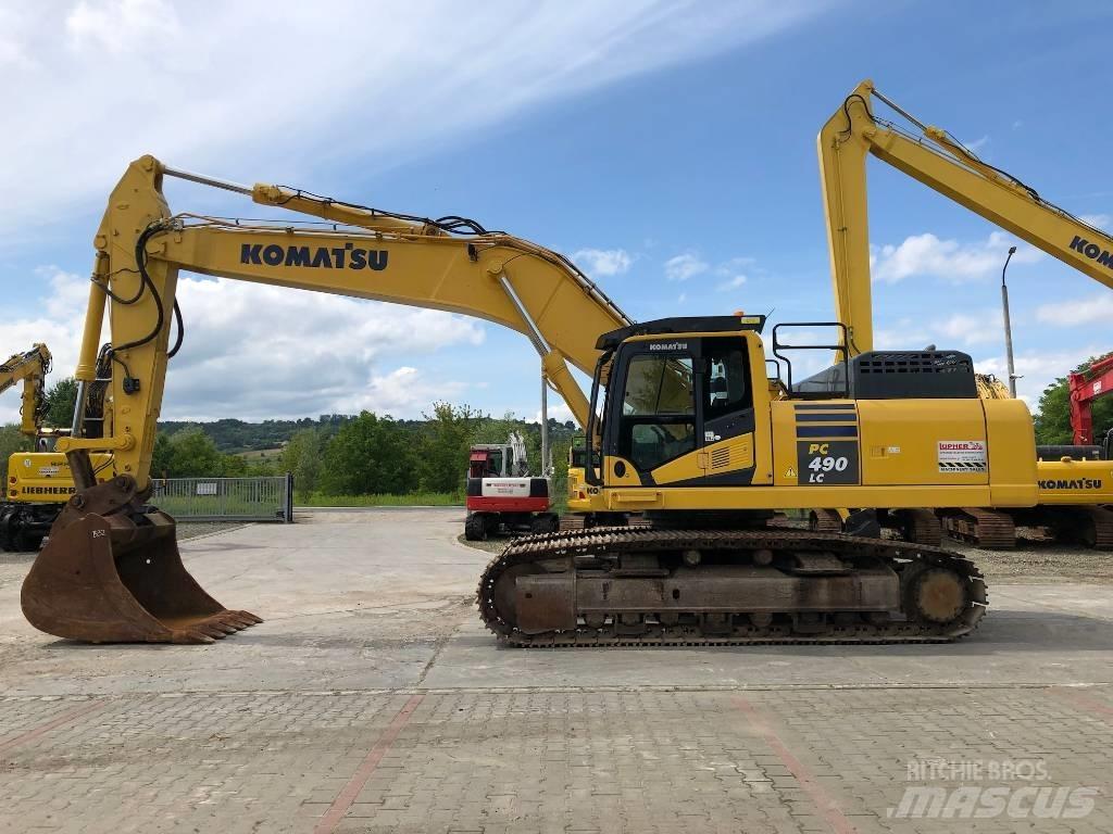 Komatsu PC490LC-10 Pásové rýpadlá