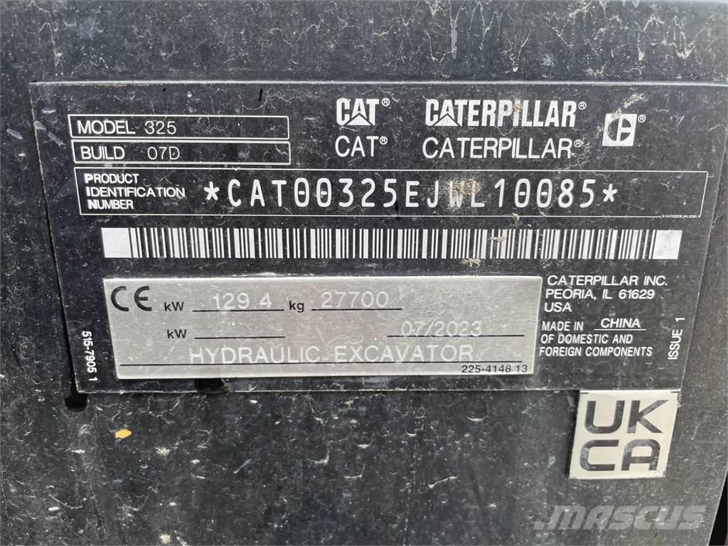 CAT 325 Pásové rýpadlá