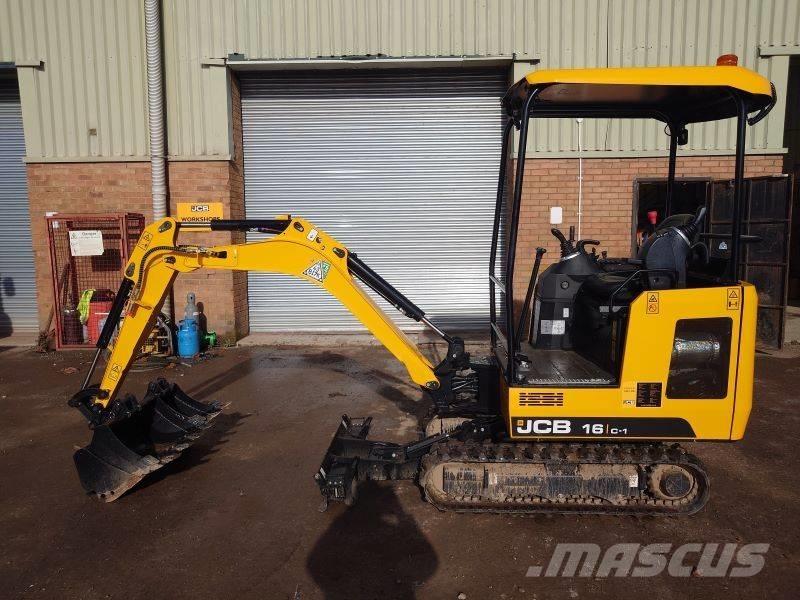 JCB 16 C-1 Mini rýpadlá < 7t