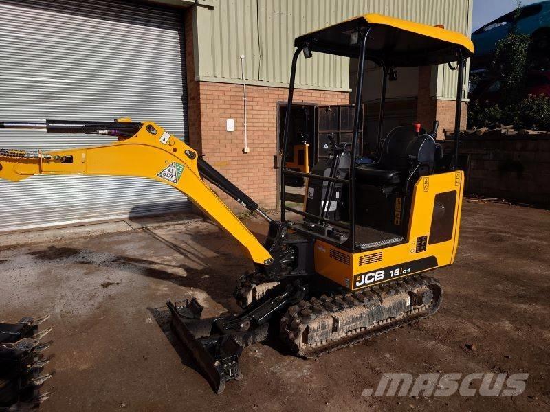 JCB 16 C-1 Mini rýpadlá < 7t