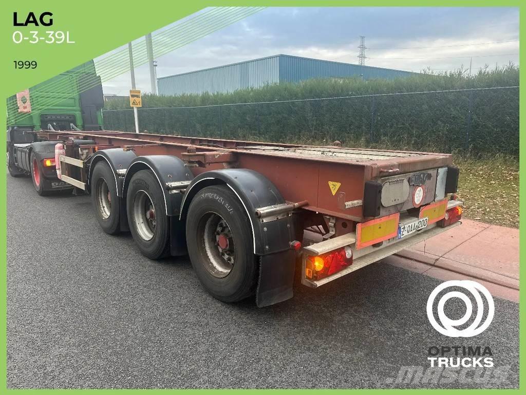 LAG 0-3-39L Kontajnerové návesy