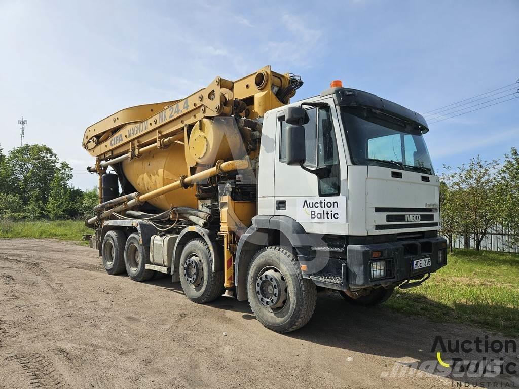 Iveco Magirus Nákladné autá s čerpadlami betónu