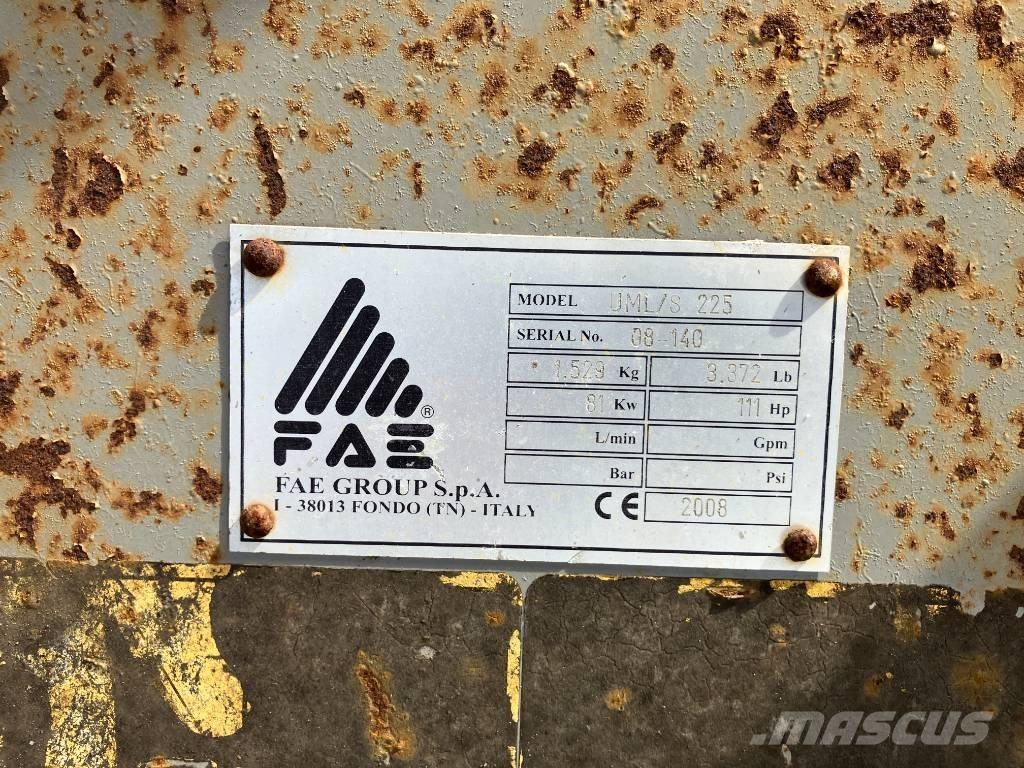 FAE UML/S 225 Rotačné brány a pôdne frézy