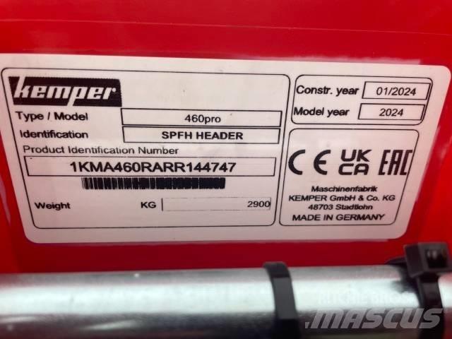 Kemper M 460 Pro Príslušenstvo a náhradné diely ku kombajnom
