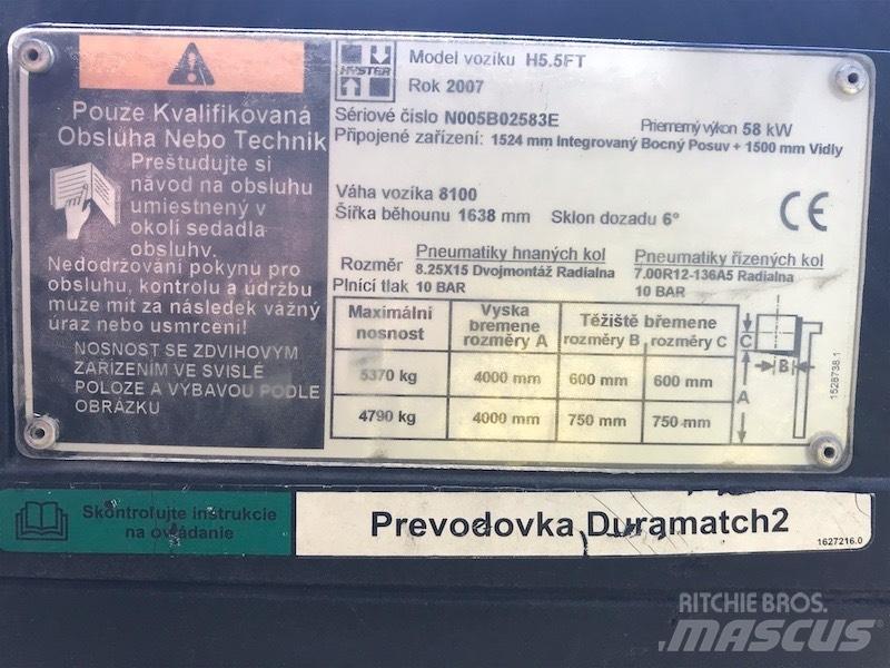 Hyster 5.5 FT Dieselové vozíky
