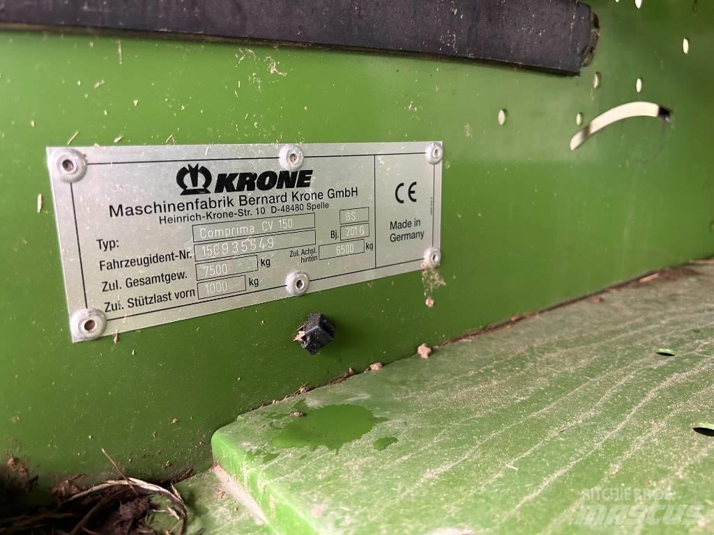 Krone CV150XC Lisy na okrúhle balíky