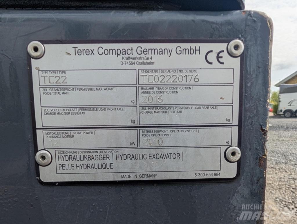 Terex TC 22-2 Pásové rýpadlá