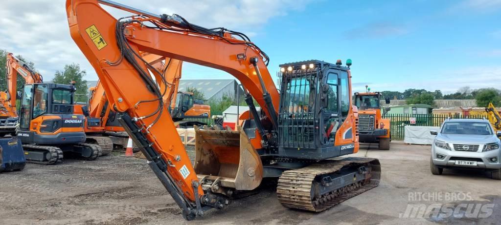 Doosan DX140LCR-5 Pásové rýpadlá