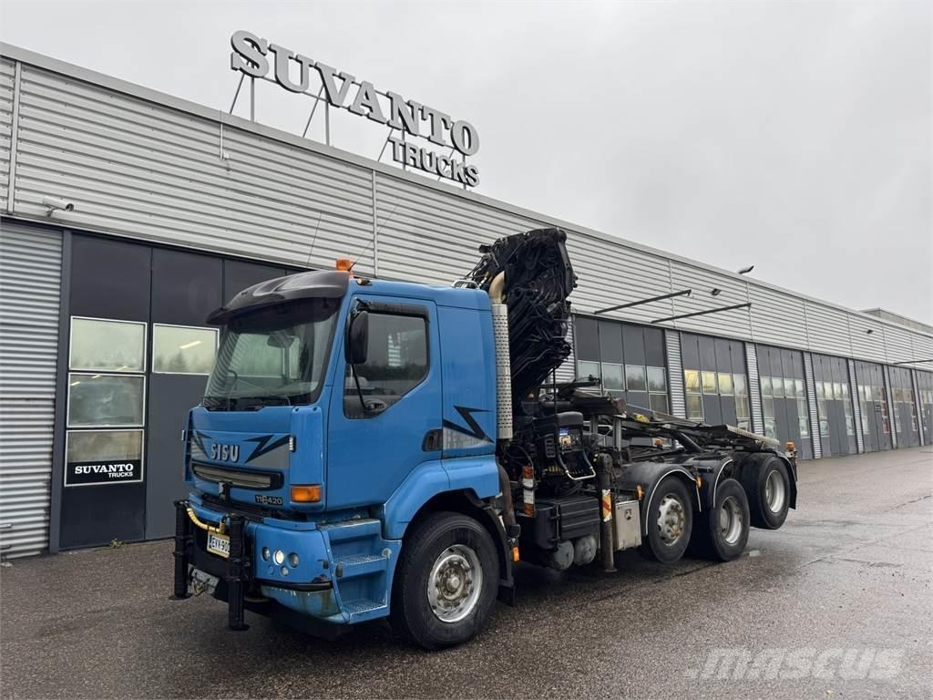 Sisu E11M Autožeriavy, hydraulické ruky