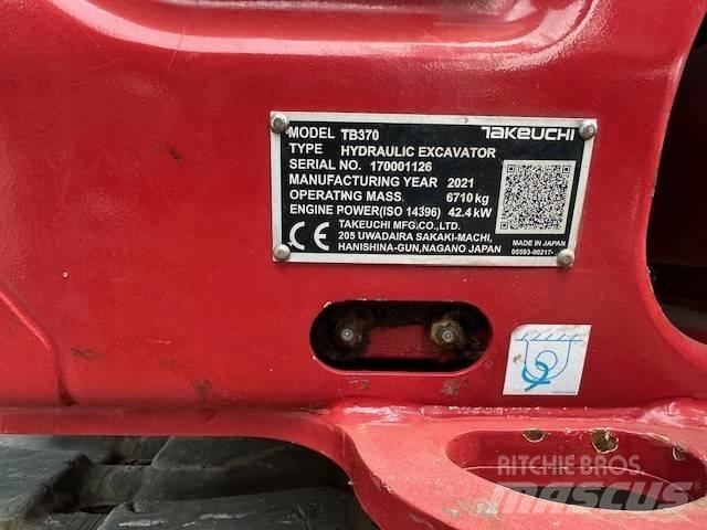 Takeuchi TB 370 Midi rýpadlá 7 t - 12 t