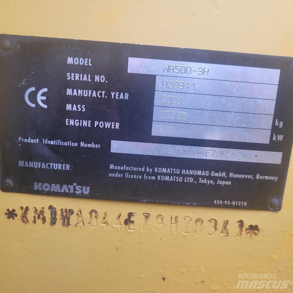 Komatsu WA500 Kolesové nakladače