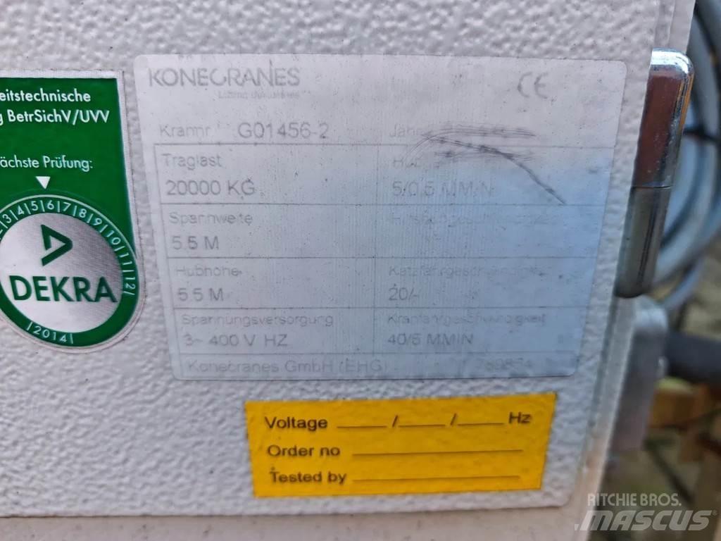 Konecranes 20 Ton Mostové a portálové žeriavy