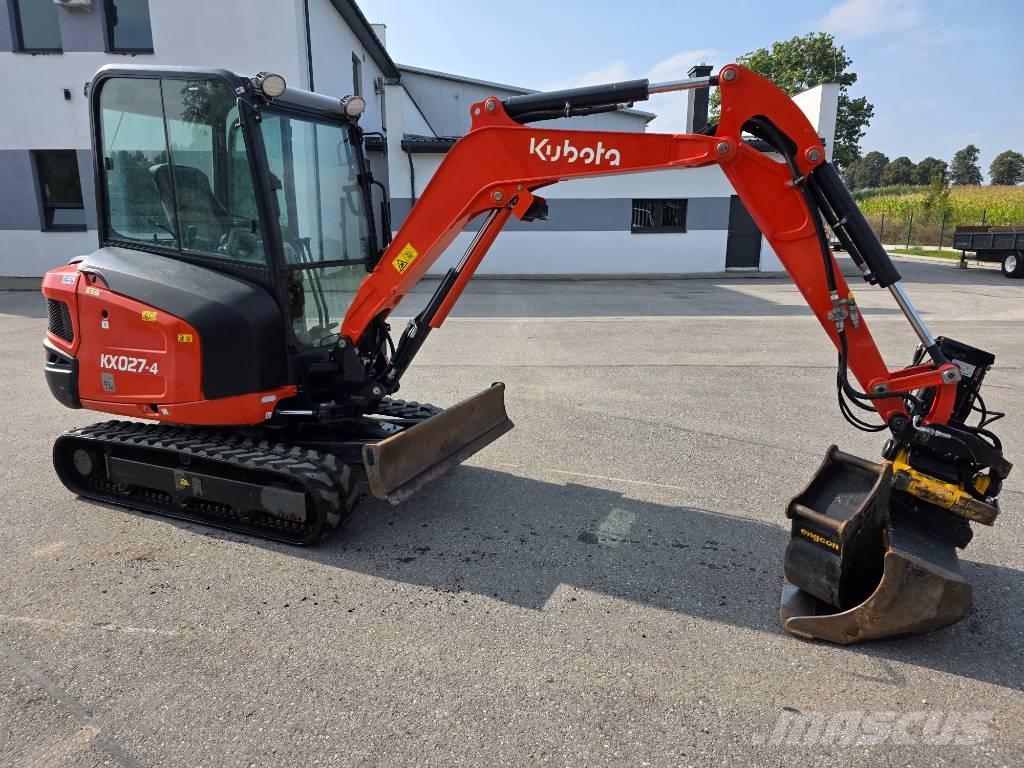 Kubota KX 027-4 Mini rýpadlá < 7t