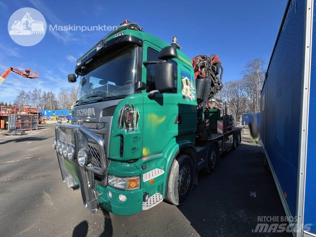 Scania R 440 LB Autožeriavy, hydraulické ruky