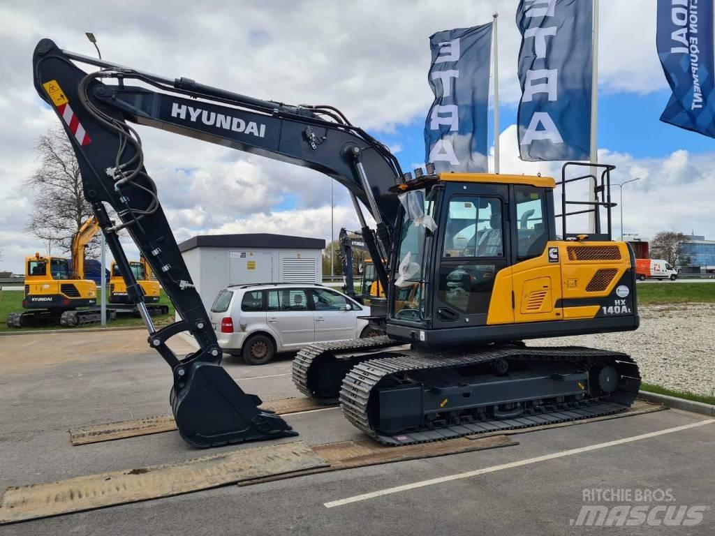 Hyundai HX140AL Pásové rýpadlá