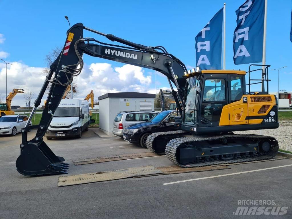Hyundai HX140AL Pásové rýpadlá