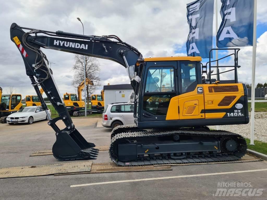 Hyundai HX140AL Pásové rýpadlá