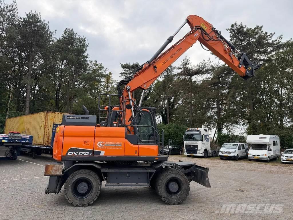 Doosan DX170W-5 Kolesové rýpadlá