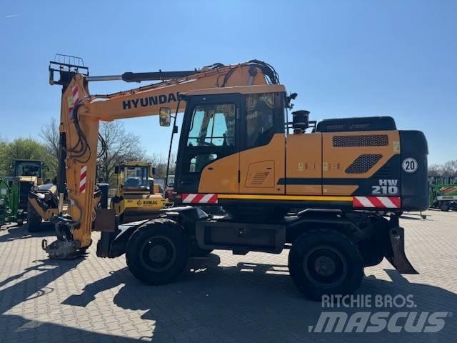 Hyundai HW 210 Kolesové rýpadlá