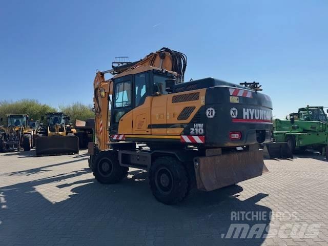 Hyundai HW 210 Kolesové rýpadlá