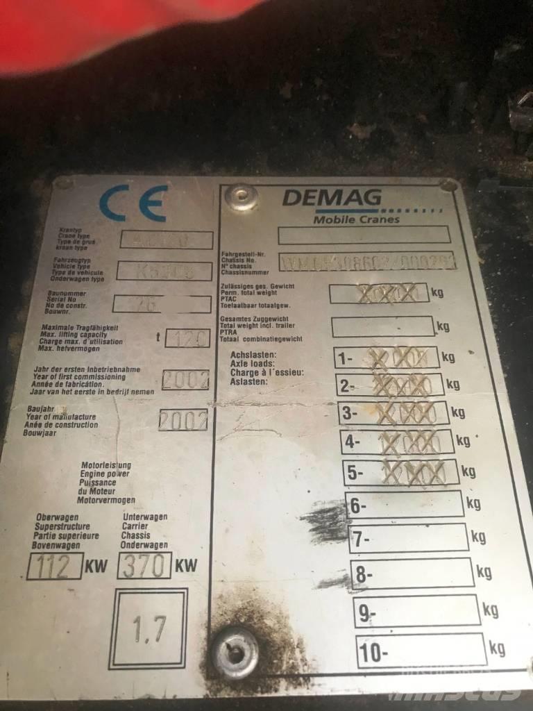 Demag AC 120 Univerzálne terénne žeriavy