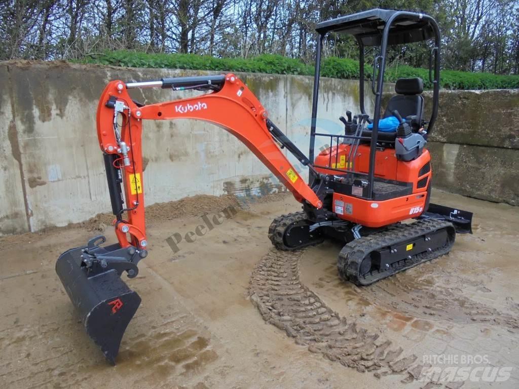 Kubota U 15-3 Mini rýpadlá < 7t