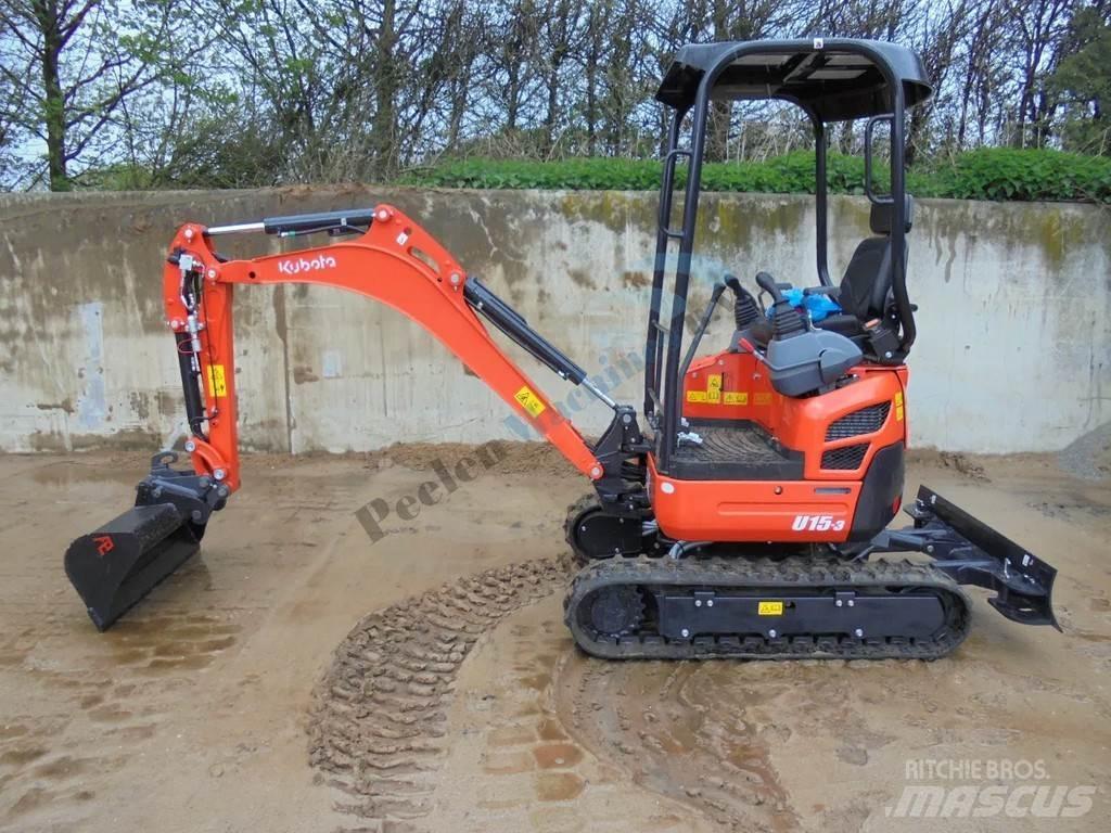 Kubota U 15-3 Mini rýpadlá < 7t