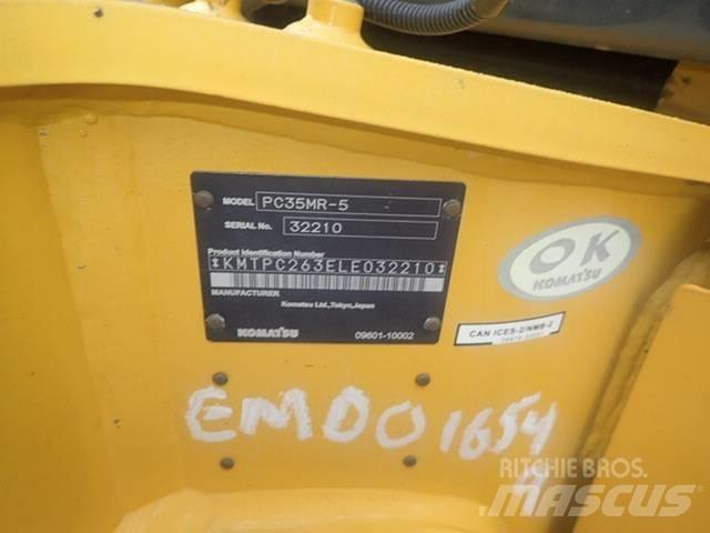 Komatsu PC35MR-5 Mini rýpadlá < 7t