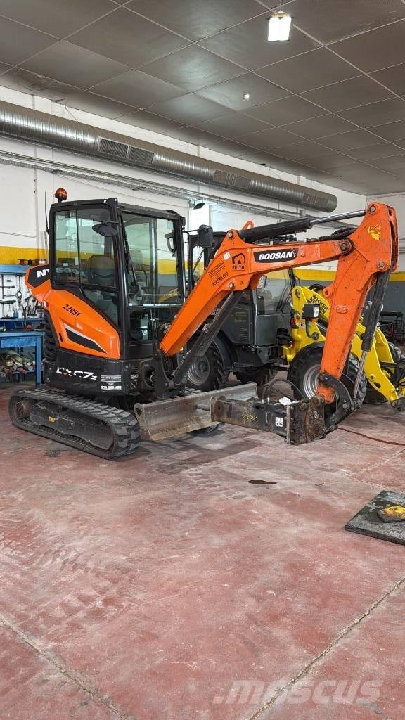 Doosan DX 27 Z Mini rýpadlá < 7t