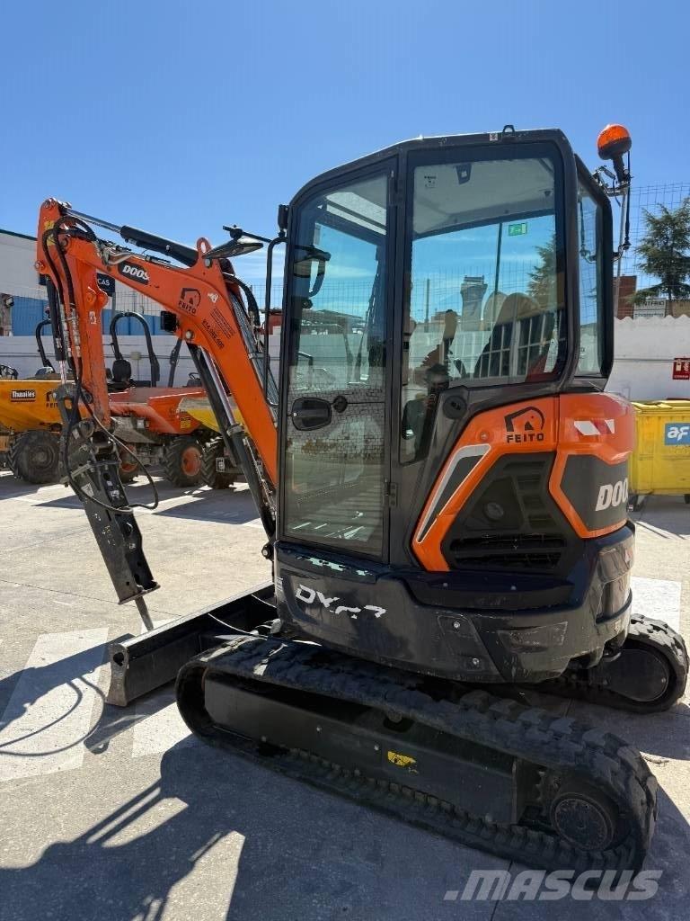 Doosan DX 27 Z Mini rýpadlá < 7t