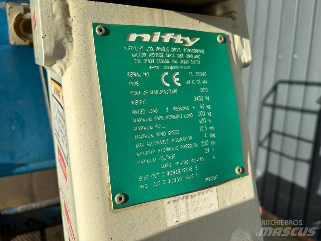 Niftylift HR 12 Kĺbové plošiny